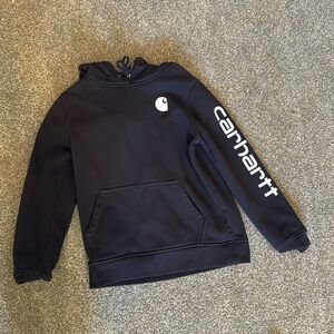 A black Carhart sweatshirt size medium. very comfy